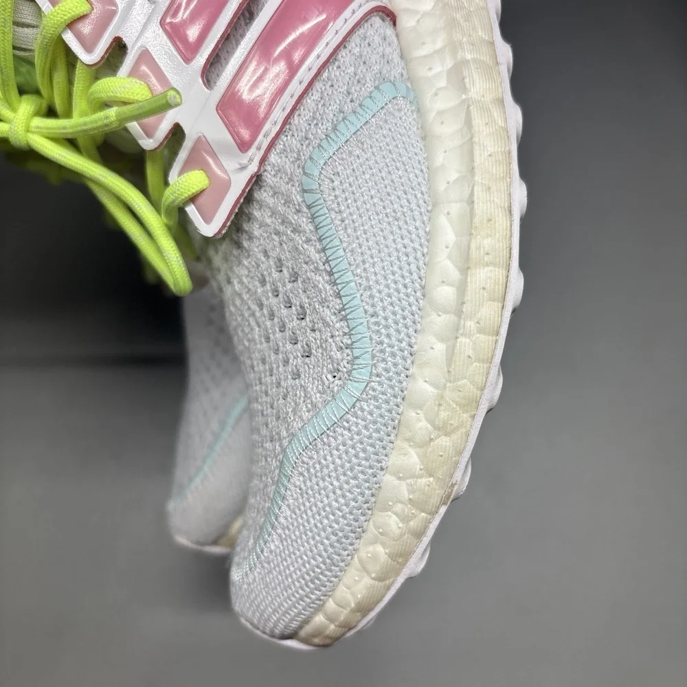 Adidas Ultra Boost 1.0 Cloud 8.5 White Bliss Pink Lucid Lemon Running Sneakers
